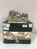 Three boxed Lilliput Lane ornaments - Gold Hill, Shaftesbury no. 0416, The Wind in the Willows no.