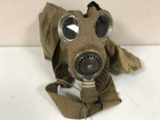 A Siebe Gorman and company limited of London gas mask with satchel