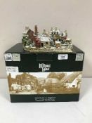 Three boxed Lilliput Lane ornaments - Christmas Fare 0242,