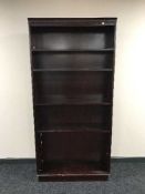 A Beresford and Hicks mahogany open bookcase