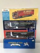 Four die cast Corgi haulage vehicles,