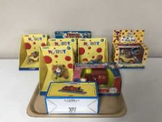 A tray of Corgi Noddy vehicles, Postman Pat van,