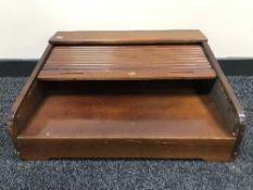 A writing slope with shutter front