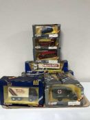 Thirteen Corgi Classics die cast vehicles