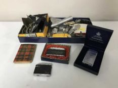 A collection of lighters including Prince, Regal, Ronson etc,