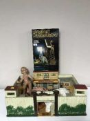 A set of Striker miniature football floodlights,