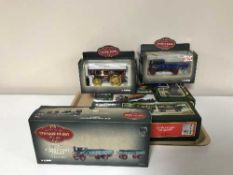 A tray of Corgi vintage glory of steam vehicles - Eddie Stobart etc