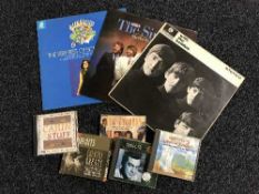 A box containing a large quantity of LP's and CD's - ABBA,