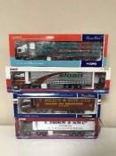 Four Corgi die cast haulage vehicles all boxed