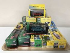 A collection of die cast vehicles - Vanguards,