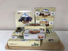 Nine Corgi commercial and other classical models