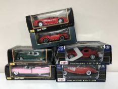 Six die cast classic cars some special editions Maisto etc
