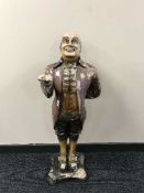 A painted dumb waiter