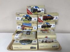 Ten Corgi Classics haulage and road transport vehicles