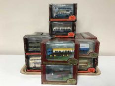 A collection of die cast vehicles - haulage vehicles,
