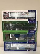 Four die cast Corgi haulage vehicles,