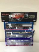 Four die cast Corgi haulage vehicles,