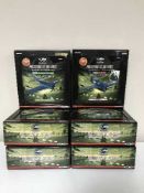 Six Corgi Limited Edition Predators of the Sky's models - Douglas Dauntless BSD (X2),
