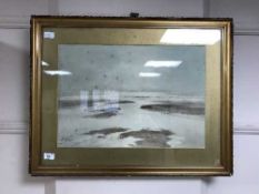 Thomas Swift Hutton, Beach at low tide,