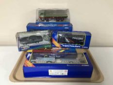 Six Corgi haulage vehicles - super hauliers etc