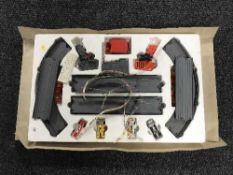 An unboxed Scalextric set