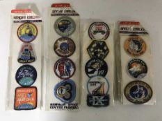 A collection of Kennedy Space Centre emblems