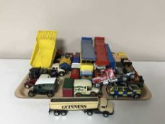 A tray of die cast vehicles inc.