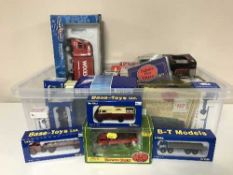 A crate of die cast vehicles inc.