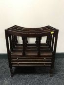 A mahogany Canterbury