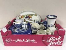A box of Ringtons china,