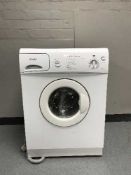 A Hotpoint washing machine