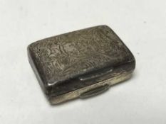 A Georgian silver vinaigrette