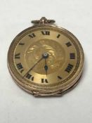 Gold fob watch - boxed