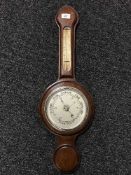 A mahogany precision barometer