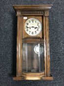 An early 20th century wall clock