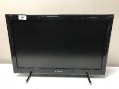 A Sony Bravia 22 inch lcd tv with remote