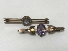 Two nice quality antique brooches,