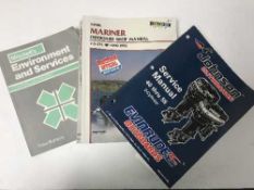 A box of books on gardening , photography,