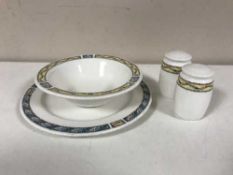 Nine boxes containing Steelite Vogue commercial dinner ware