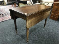 A Victorian mahogany Pembroke table