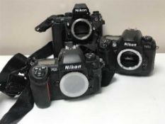 A box of Nikon F3 camera with motor drive,