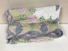 A patchwork quilt for a double bed