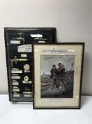 A framed weekly chronicle print - Going home,