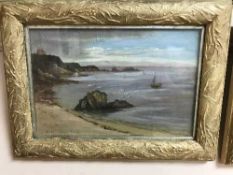 Twentieth Century School : North Sands, Tenby and South Sands, Tenby, a pair of oils on panel,