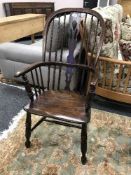A nineteenth century Windsor armchair
