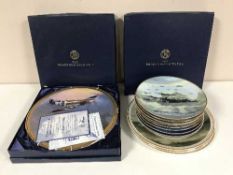 Three boxed Bradford Exchange RAF collector's plates including Flying For Freedom together with a