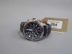 A Citizen Eco-drive Gentleman's chronograph wrist watch