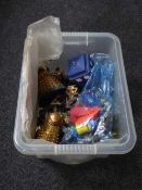 A box of action figures inc.