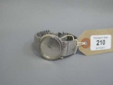 A Dior stainless steel Gentlman's wrist watch