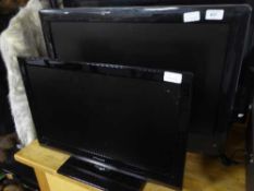 A Polaroid 22 inch LCD TV and remote & a Logik 26 inch LCD TV / DVD with remote